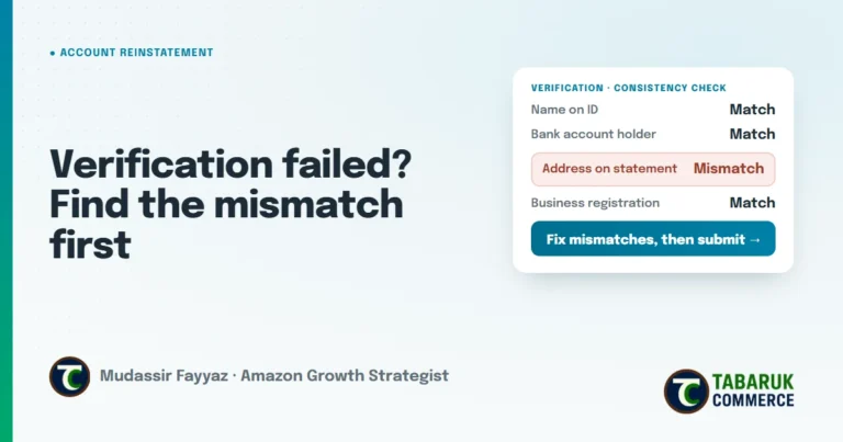 Amazon Account Verification Failed: Why It Happens and How to Fix It