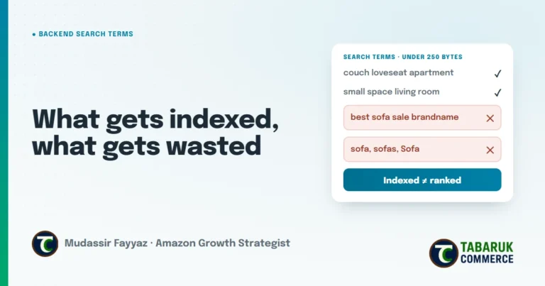 Amazon Backend Search Terms: What Gets Indexed and What Gets Wasted