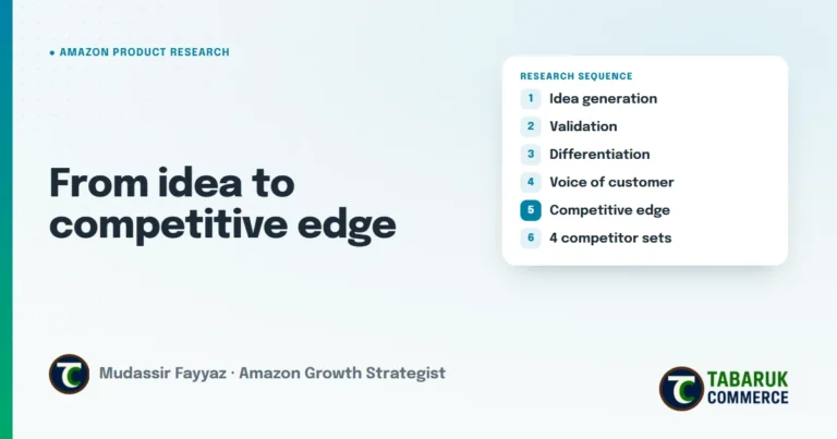 Amazon Product Research: From Idea to Competitive Edge, Not Just a Tool Score