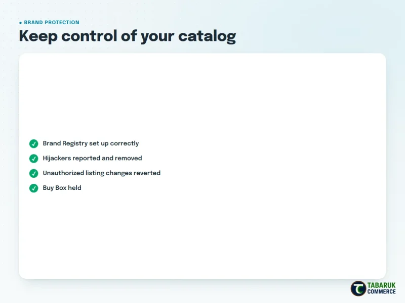 Amazon Brand Registry and brand protection
